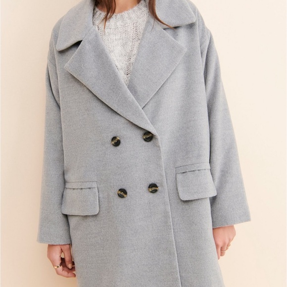 Du Paradis Gray Coat - Picture 4 of 6